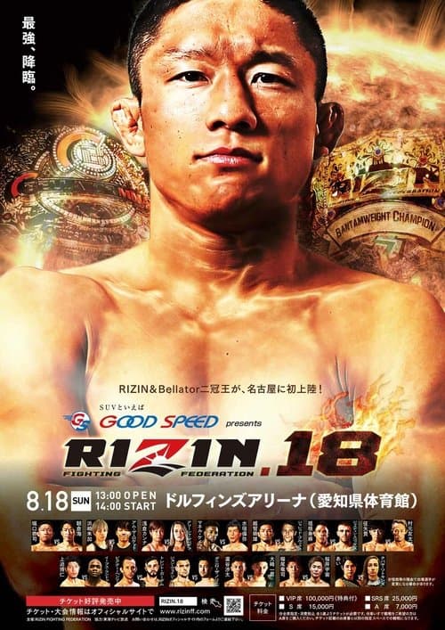 GOOD SPEED presents RIZIN.18 (2019) poster