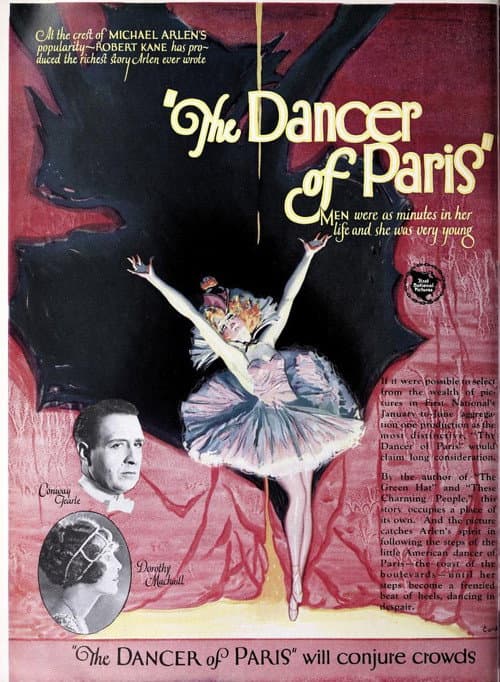 The Dancer of Paris (1926) poster