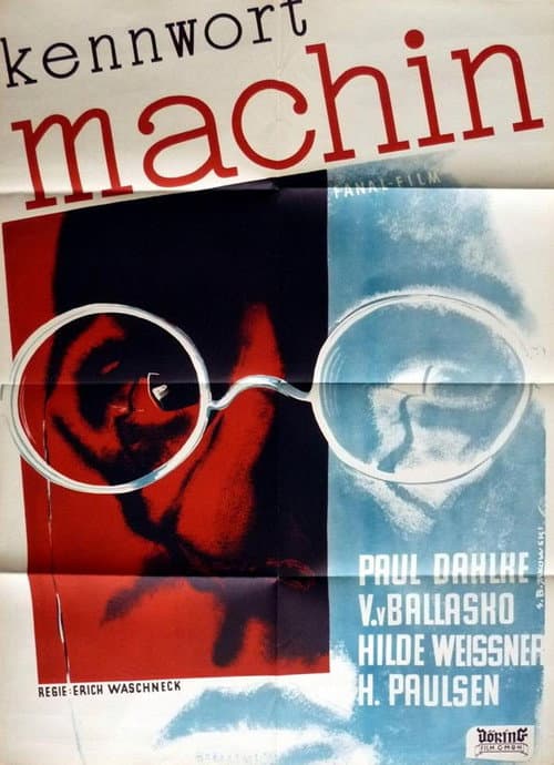 Kennwort Machin (1939) poster