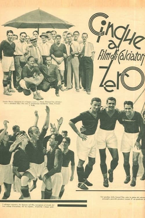 Cinque a zero (1932) poster