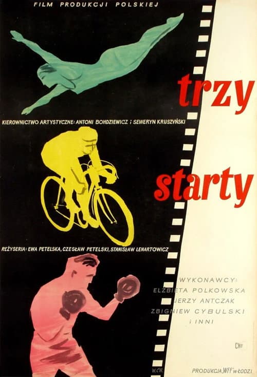 Trzy starty (1955) poster