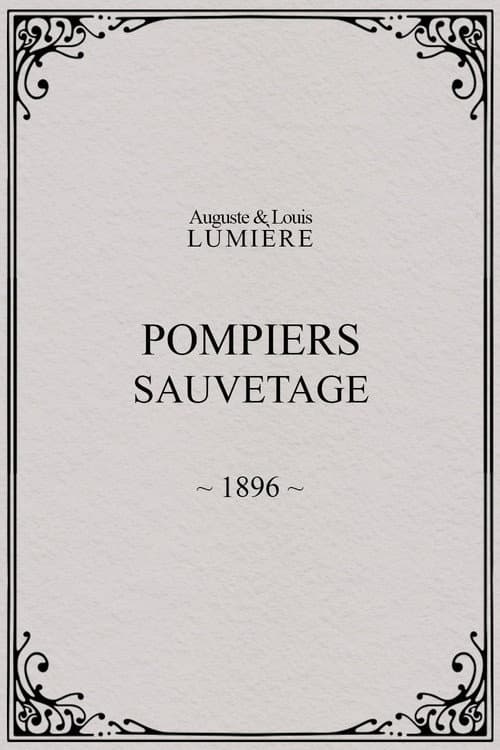 Pompiers : sauvetage (1896) poster