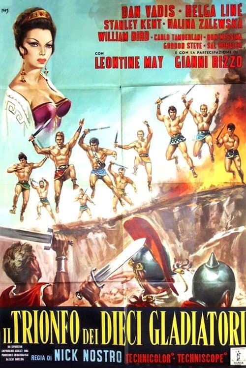 Il trionfo dei dieci gladiatori (1964) poster