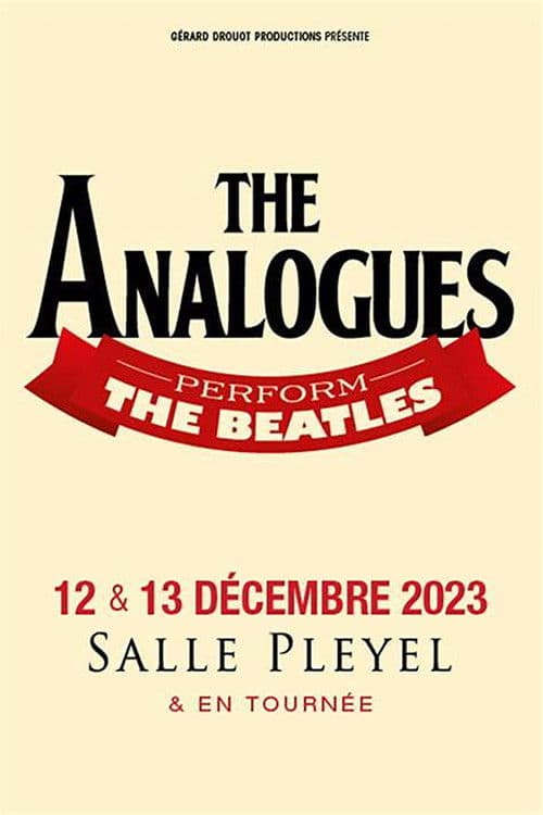 The Analogues "Hommage aux Beatles" Salle Pleyel, Paris (2023) poster