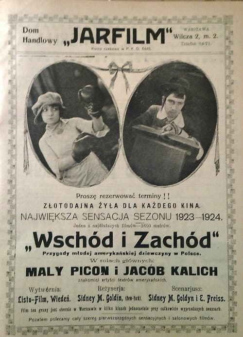 Ost und West (1923) poster