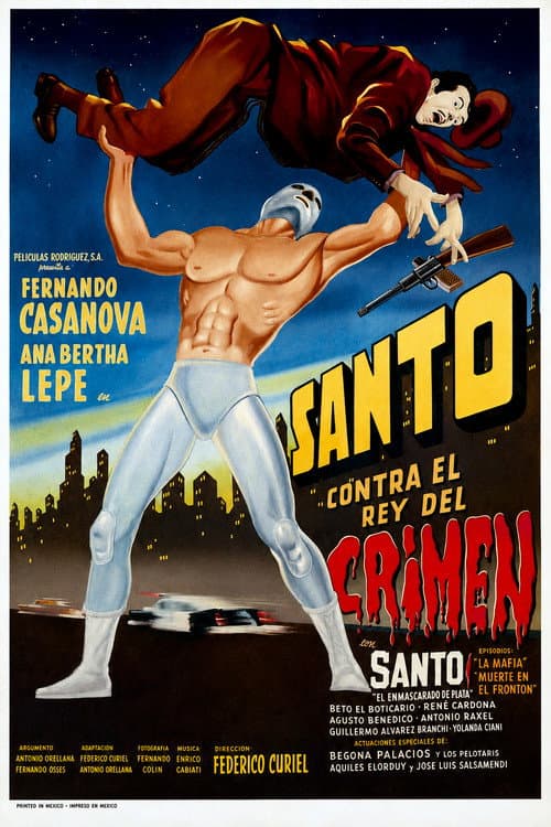 Santo contra el rey del crimen (1962) poster