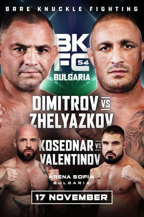 BKFC 54: Dimitrov vs. Zhelyazkov (2023) poster