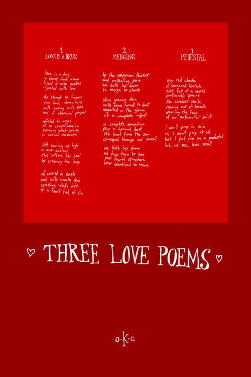 Three Love Poems (2024) poster
