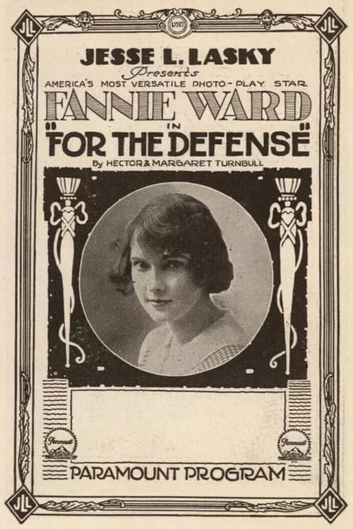 For the Defense (1916) poster