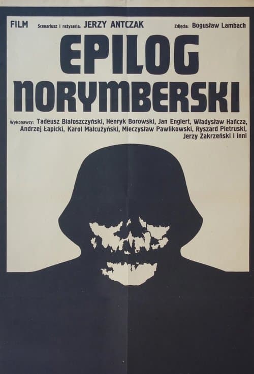 Epilog norymberski (1971) poster