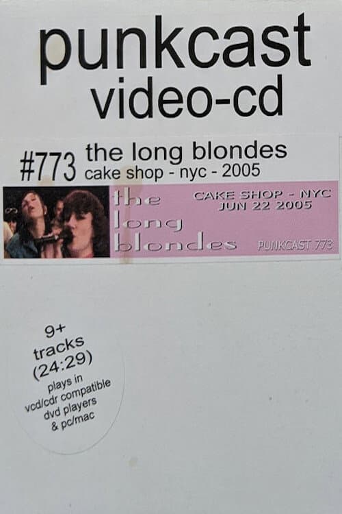The Long Blondes: Cake Shop - NYC - Jun 22 2005 (2005) poster