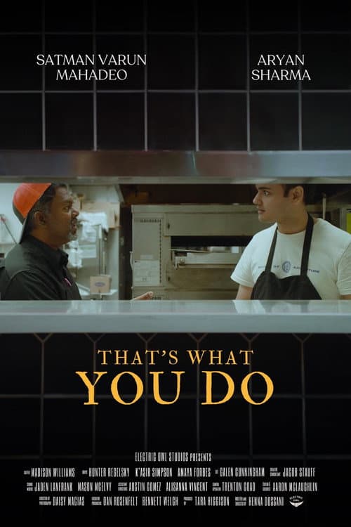 That’s What You Do (2024) poster