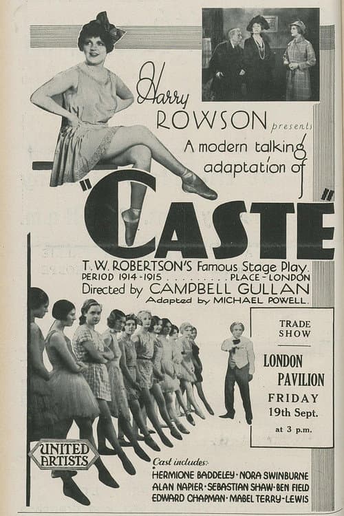 Caste (1930) poster