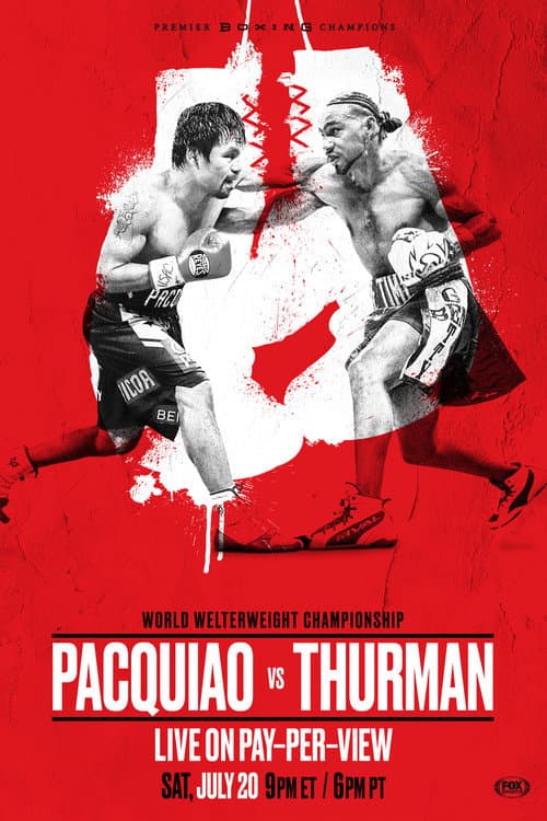 Manny Pacquiao vs. Keith Thurman (2019) poster