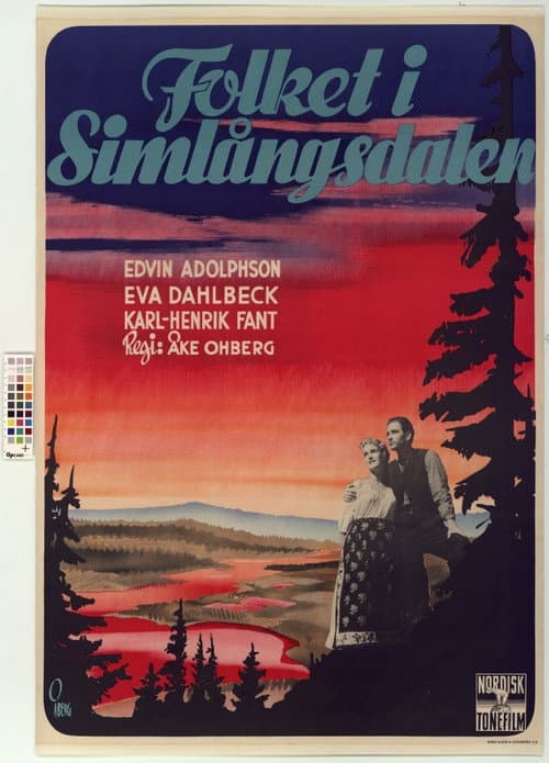 Folket i Simlångsdalen (1947) poster