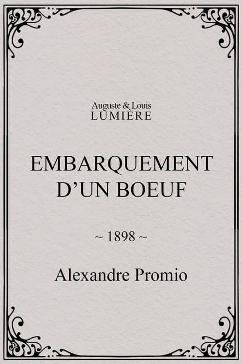 Embarquement d’un boeuf (1898) poster