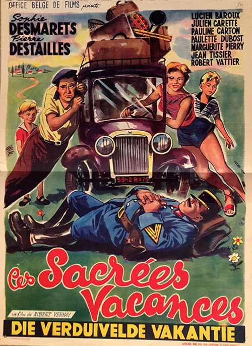 Ces sacrées vacances (1956) poster
