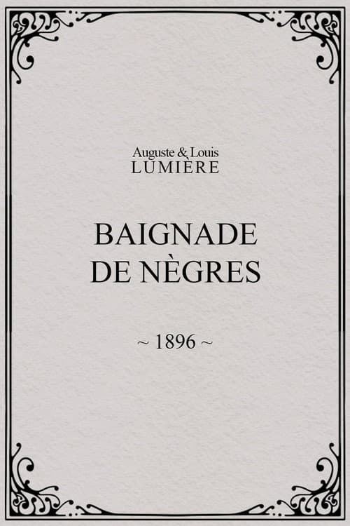 Baignade de nègres (1896) poster