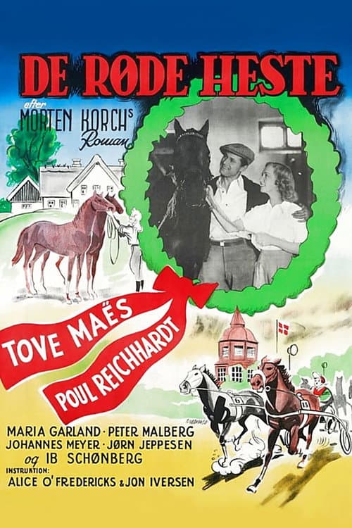 De røde heste (1950) poster