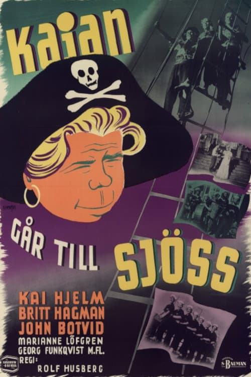 Kajan går till sjöss (1943) poster