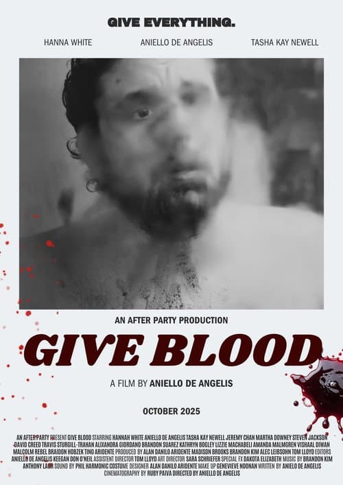 GIVE BLOOD (2025) poster