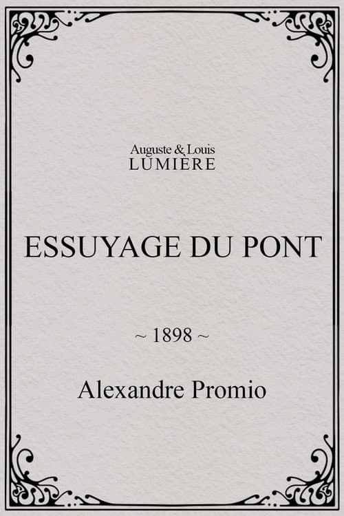 Essuyage du pont (1898) poster