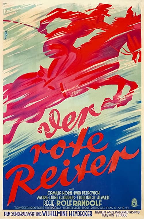 Der rote Reiter (1935) poster