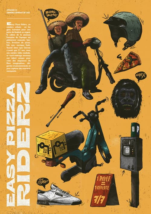 Easy Pizza Riderz (2002) poster