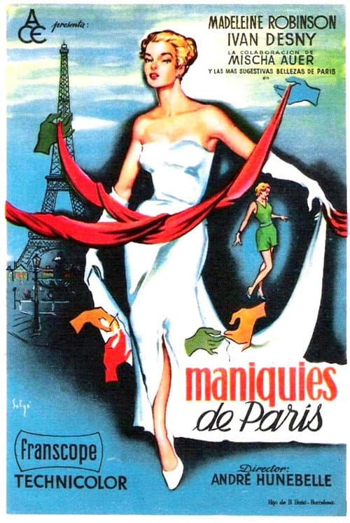 Mannequins de Paris (1956) poster