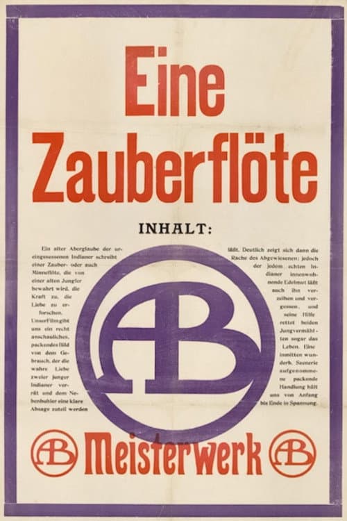 The Song of the Wildwood Flute (1910) poster