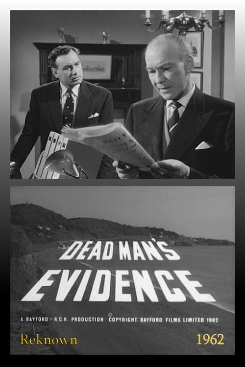 Dead Man's Evidence (1962) poster