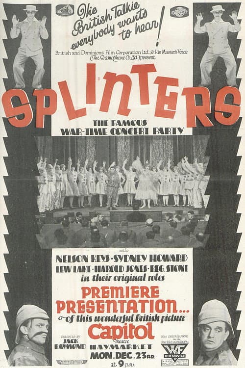 Splinters (1929) poster
