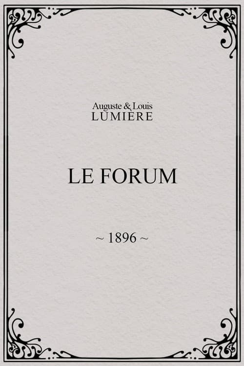 Le forum (1896) poster