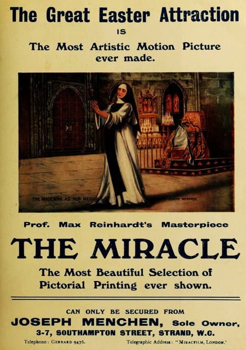 The Miracle (1912) poster