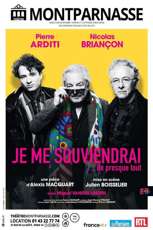 Je me souviendrai... de presque tout (2026) poster