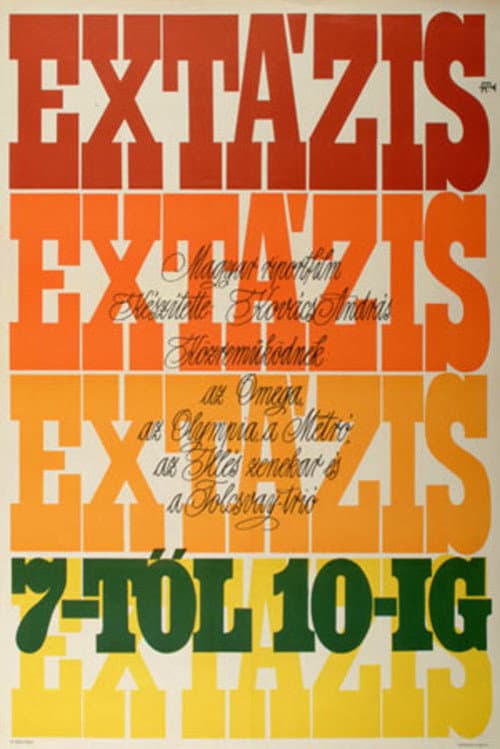 Extázis 7-től 10-ig (1969) poster
