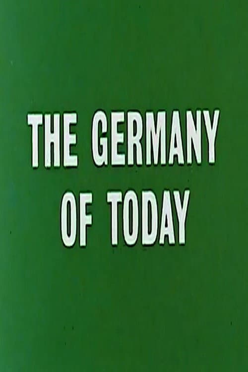 The Germany of Today (1967) poster