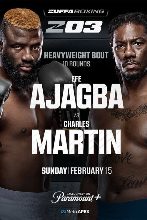 Zuffa Boxing 03 (2026) poster