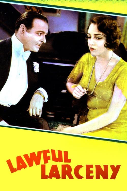 Lawful Larceny (1930) poster