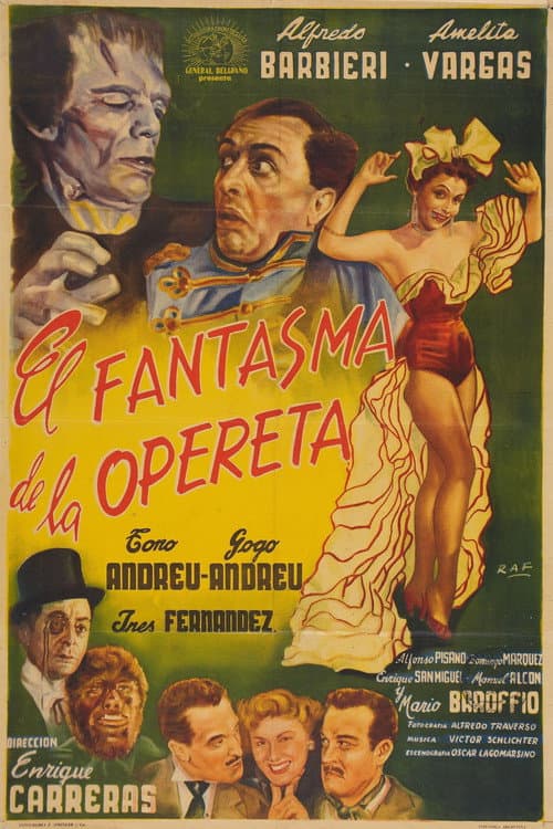 El fantasma de la opereta (1955) poster