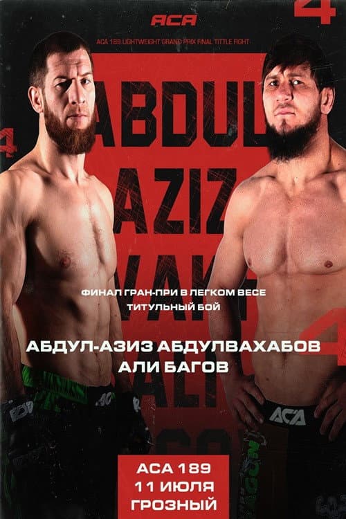 ACA 189: Abdulvakhabov vs. Bagov 4 (2025) poster