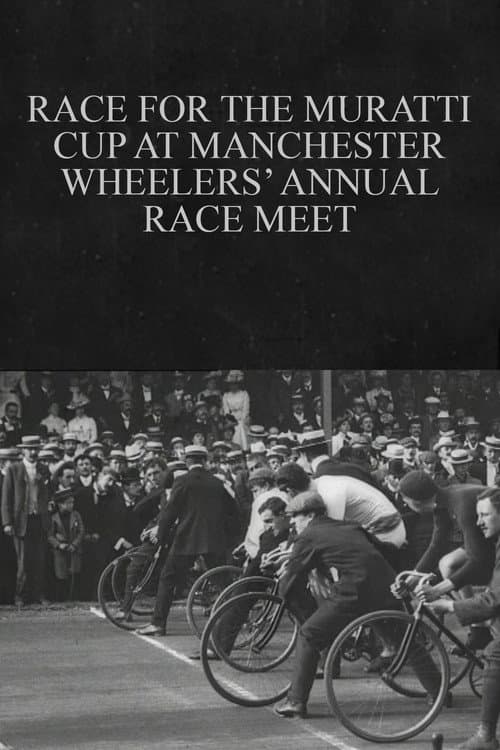Race for the Muratti Cup at Manchester Wheelers’ Annual Race Meet (1901) poster