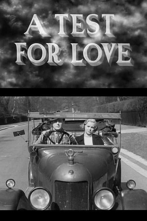 A Test for Love (1937) poster