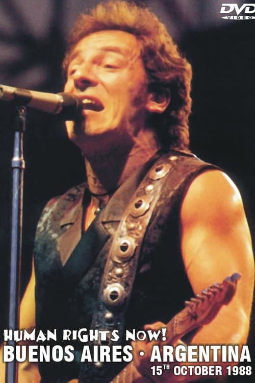 Bruce Springsteen - Human Rights Final - Buenos Aires (1988) poster