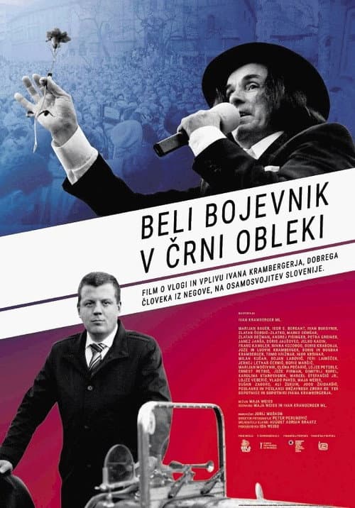 Beli bojevnik v črni obleki (2021) poster