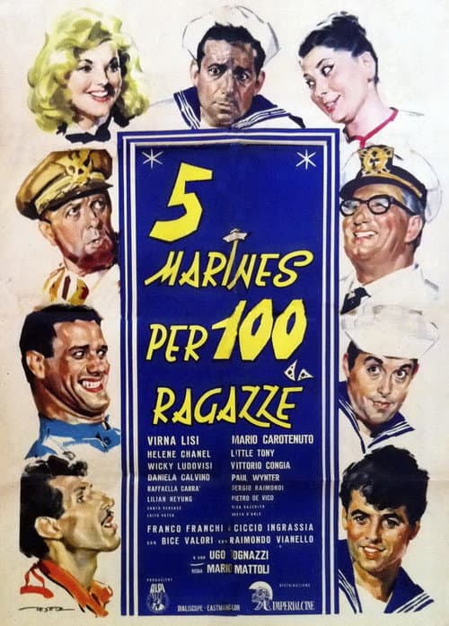 5 marines per 100 ragazze (1961) poster