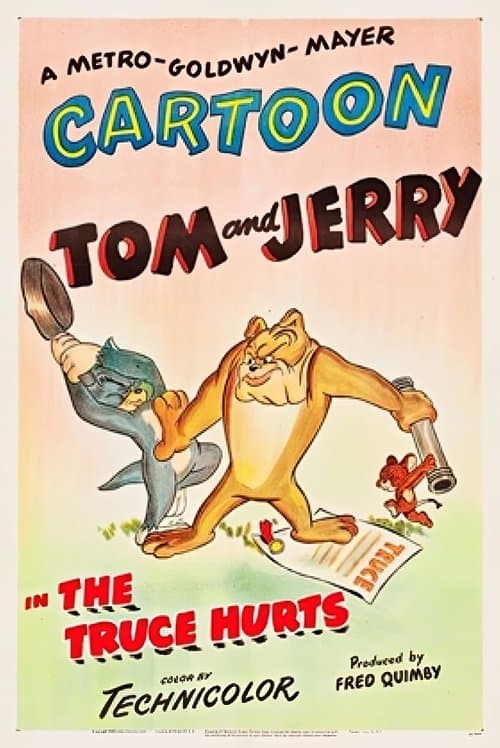 Twee beesten vechten om een been (1948) poster