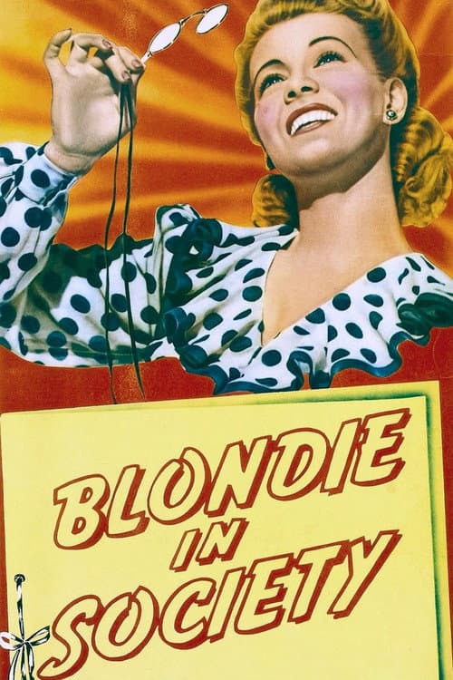 Blondie in Society (1941) poster