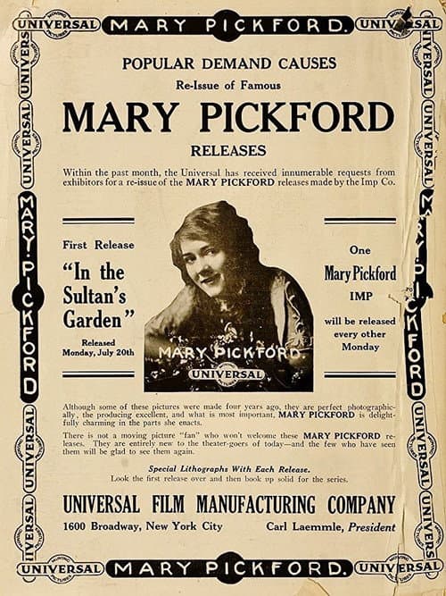 In the Sultan's Garden (1911) poster