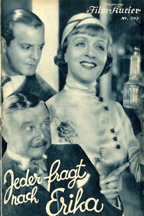 Jeder fragt nach Erika (1931) poster